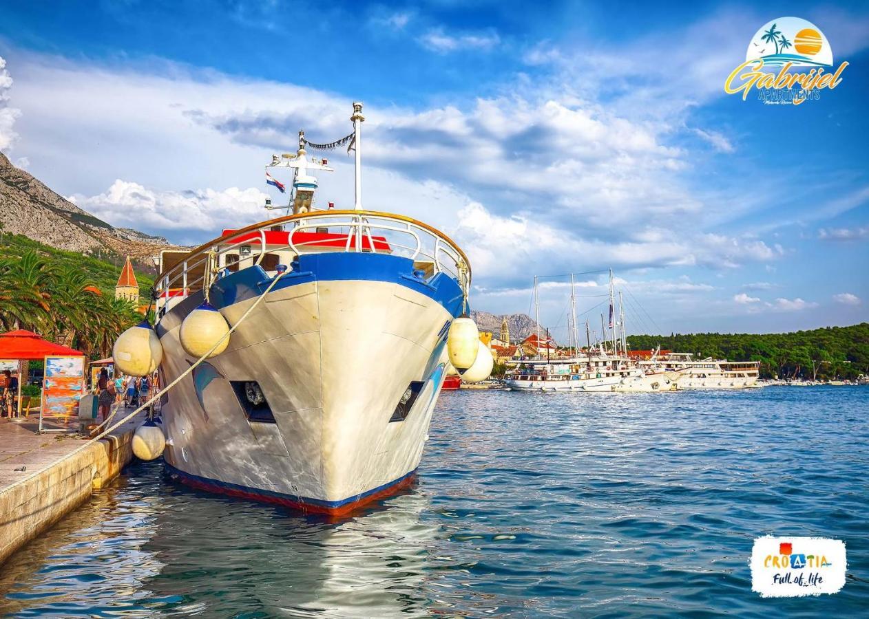 Gabrijel Apartments Makarska 1 ภายนอก รูปภาพ