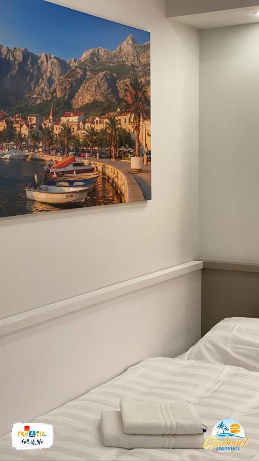 Gabrijel Apartments Makarska 1 ภายนอก รูปภาพ
