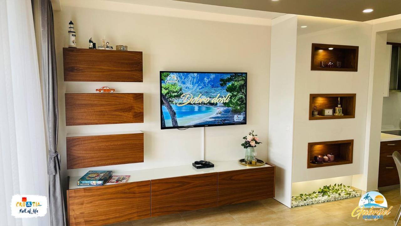 Gabrijel Apartments Makarska 1 ภายนอก รูปภาพ